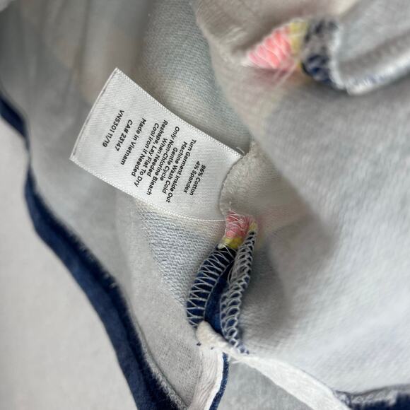 T By Talbots Med Pet Multicolor Striped Pullover 1/2 Zip 3/4 Sleeve Stretch Golf - Picture 10 of 13